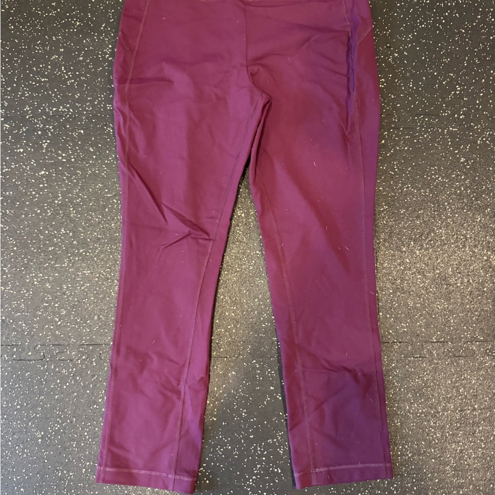Duluth Trading co Purple High-Waisted Leggings